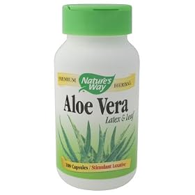 Nature's Way - Aloe Vera Latex & Leaf, 100 capsules