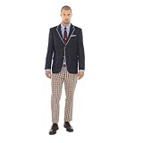 navy wool blazer