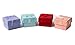 SDBING 24Pcs Cutely Small Gift Box for Ring Earrings Jewelry Hard Boxes 4x4 cm Random Color
