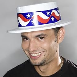 Deluxe Patriotic Skimmer Hat