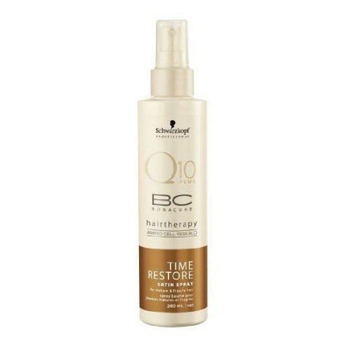  Schwarzkopf Professional BC TIME RESTORE Q 10 - Satin Spray 200 ml / Leichter Spray-Conditioner ohne