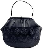 Lux de Ville Retro ANCHORS AND STARS Embossed Deluxe Clutch Handbag
