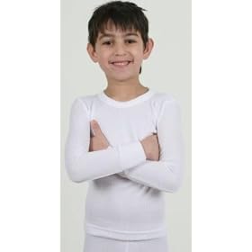 2 Boys Thermal Underwear Long Sleeve Vest