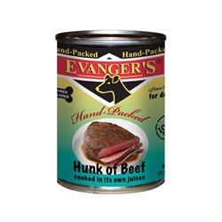 Evanger's Hand-Packed Hunk of Beef Canned Dog Food (13 oz. (12 in case)) Evanger's Hand-Packed Hunk of Beef Canned Dog Food (13 oz. (12 in case))