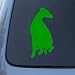WHIPPET SILHOUETTE - Dog Vinyl Car Decal Sticker #1568 | Vinyl Color: Green