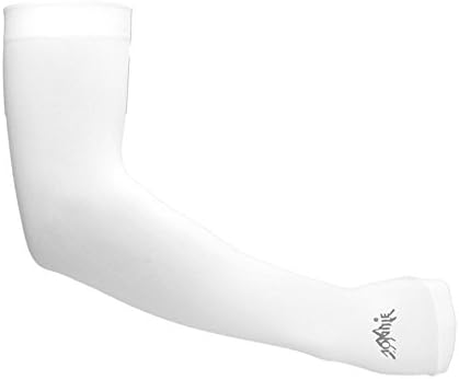 Etimes8 Sports Cooling Arm Sleeve Sun Uv Protection Coloful Optional (Sell in Pair) (White)