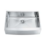 Vigo Industries VGR3320C Gauge Single Bowl Farmhouse Kitchen Sink, Steel