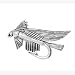 Pewter Pin Badge Fishing Wet Fly