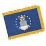 Air Force Fringed Flag with Pole Hem