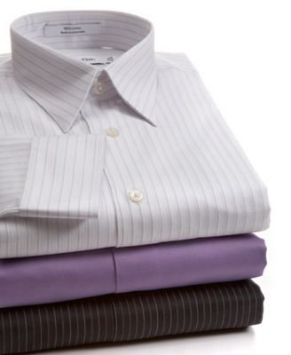 Click here to buy Calvin Klein Cotton Fancy Dress Shirt - Spread Collar by Calvin Klein.