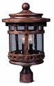 Maxim Lighting 30036CDSE - Santa Barbara 3 Light Outdoor Pole Lantern - 30036CDSE