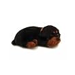 Perfect Petzzz Breathing Dog Pet Rottweiler with Red Tote Carrier and Bed