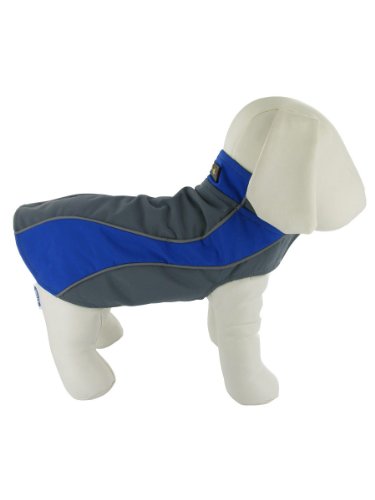 Kakadu Pet Nylon Fleece Reflective Medium Dog Coat