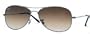 Ray Ban Cockpit Sunglasses RB3362 004/51 Gunmetal/Crystal Brown Gradient 59mm