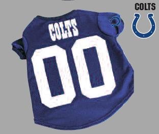 Officially Licensed by the NFL - Indianapolis Colts Dog Football Jersey - X-Large (XL)