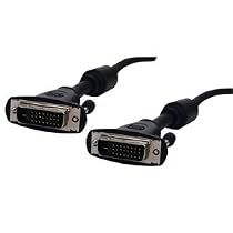 1.8m DVI Cable - Premium Quality / Dual Link / DVI-D / Shielded / Ferrite Core x 2 / Video / 24-pin + 1-pin