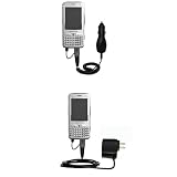 Essential Kit for the BenQ P51 - includes Car and Wall Charger with Rapid Charge Technology - Gomadic Brand w/ TipExchange Technology