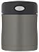 Thermos Nissan 10 Ounce Stainless Steel Food Jar, Smoke Color