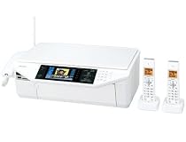 SHARP 見楽るプリント ファクシミリ複合機 ホワイト UX-MF50CW (1台8役, 子機2台, 液晶4.3型ASVカラー)