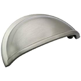 Amerock #BP53010-G10 3 Brush Nickle Cup Pull by AMEROCK