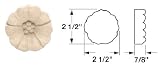 Hafele Flower Onlay (194.42.140) 7/8 x 2-1/2, Maple
