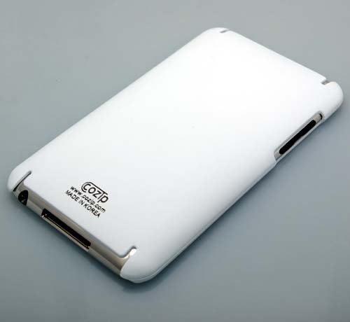 Cozip Brand Rubberized Polycarbonate Snap on Slim fit Case Cover for Apple iPod Touch 2G 2nd Generation - White