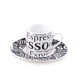 CKS Espresso Cup and Saucer Set from CKS