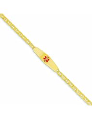 Genuine 14K Yellow Gold Medical Jewelry Bracelet 4 Grams Of Gold 100% Satisfaction Guaranteed.