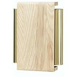 Door Chimes & Bells: Broan Unfinished Wood Door Chime for 1 or 2 doors - Paint or Stain Yourself (RC212N)