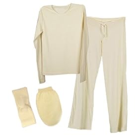 Buy Ecoland Ladies Organic Cotton Pajama Spa Gift Set by Ecoland