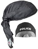 Original Cotton Do Wrap - Black w/ Police