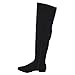Bamboo Tiara-45 Women's Low Heel Back Zipper Over The Knee Riding Boots