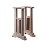 Unfinished Mission Style Sofa Table Leg 29 in. (Restorers)