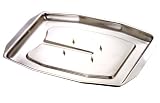 Stainless steel spiked meat carving tray
