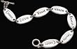 Sterling Silver Humanity Bracelet