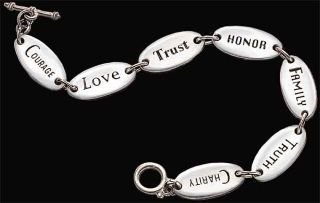 Pewter Humanity Bracelet