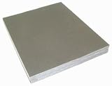Aluminum Oxide Sanding Cloth Sheets, 9 by 11, 36 Grit, Pack of 50.