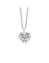 Sterling Silver "Love" Heart Locket, 18"
