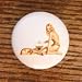 A VARGAS PINUP GIRLS CALENDAR GIRL - NOVEMBER 1943 - DRAWER PULLS KNOBS