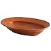 Rachael Ray Cucina Dinnerware 12-Inch Stoneware Oval Serving Bowl, Pumpkin Orange