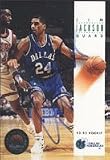 Jim Jackson, Dallas Mavericks, 1993 Skybox Premium Autographed Card