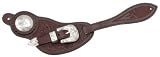 Royal King Floral Spur Strap Silver Buckle Set