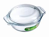 Pyrex - Cocotte ronde - Verre - 1,25 L (Import Grande Bretagne)