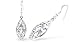 Bali Style Marquise Shaped Dangling Earrings Sterling Silver