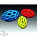 JW Pet Company Tough By Nature Sphericon 8 in Dog Toy Assorted Colors