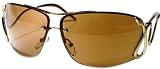 Roberto Cavalli - ROBERTO CAVALLI EGEO 99S Sunglasses Sun Glasses BROWN Lens GOLDMETAL Frame