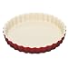 Le Creuset Stoneware 1-1/2-Quart Tart Dish, Cherry