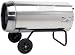 Draper 39041 136000Btu 230V Stainless Steel Propane Space Heater with Wheels