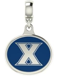 Xavier Musketeers Collegiate Drop Charm Fits Most European Style Bracelets Including, Chamilia, Zable, Troll and More. High Quality Drop in Stock for Fast Shipping.