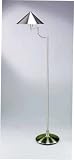 Modern Contemporary Napoleon Polished Steel Floor Lamp